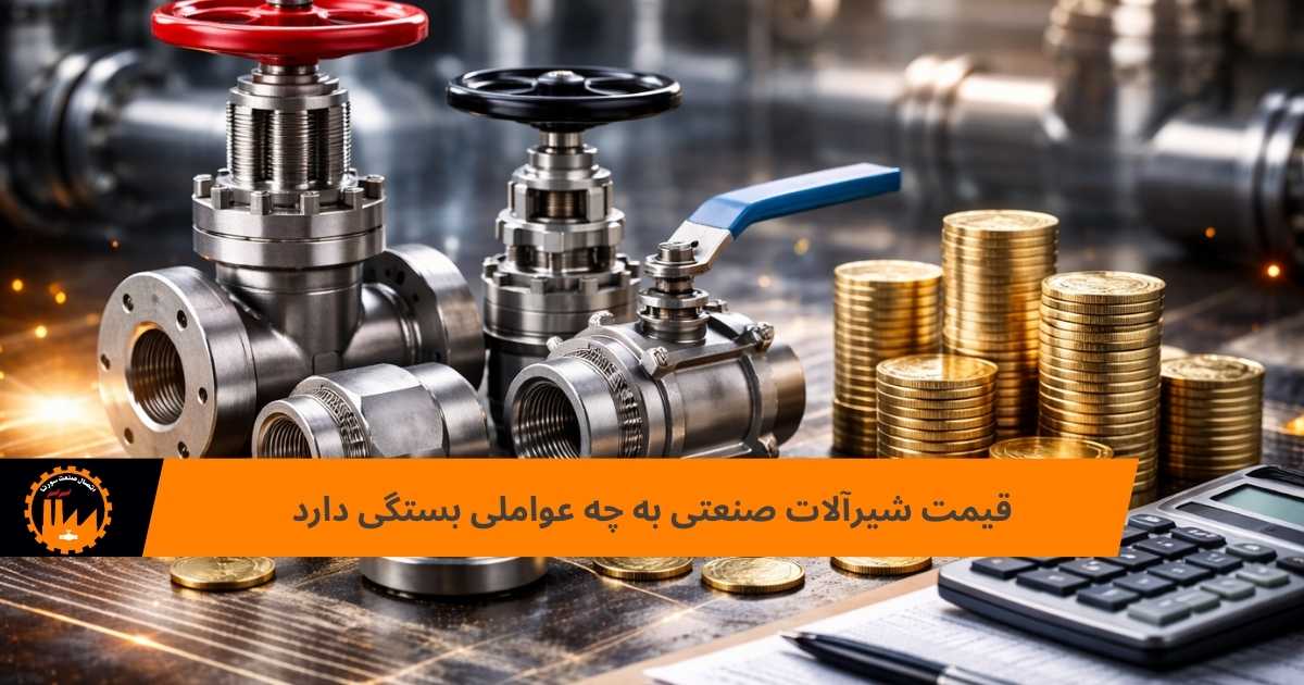 قیمت شیرآلات صنعتی به چه عواملی بستگی دارد و چرا شناخت آن اهمیت دارد