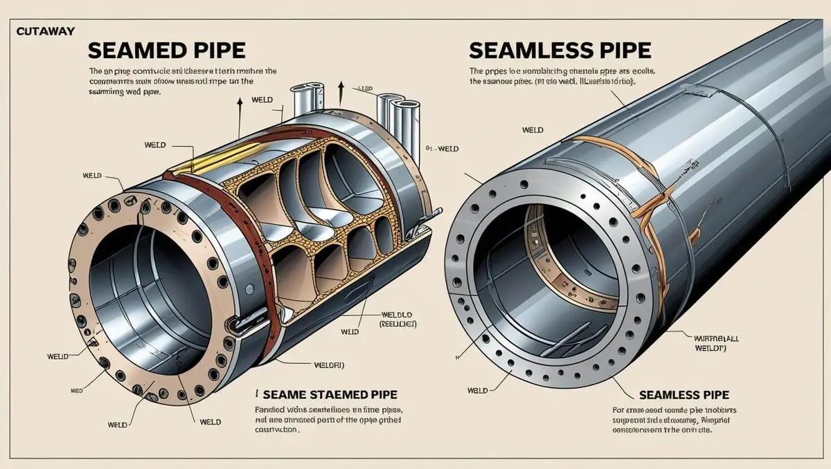 تفاوت لوله درزدار و مانیسمان: ویژگی‌ها و کاربردها
